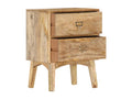 Bedside table 40x35x55 cm Solid mango wood