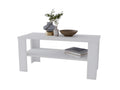 Vertchez 110 White Coffee Table