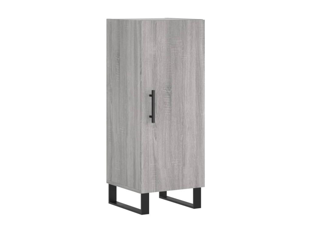 Meublita grey sideboard 34.5x34x90 cm Engineered wood