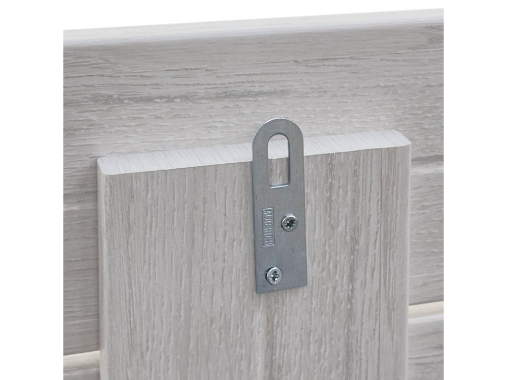 Vertchez Recycled MDF Double Pallet Style Horizontal Headboard 190x46cm for 190cm Beds - Arctic