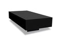 Meublita rectangular coffee table in glossy black wood