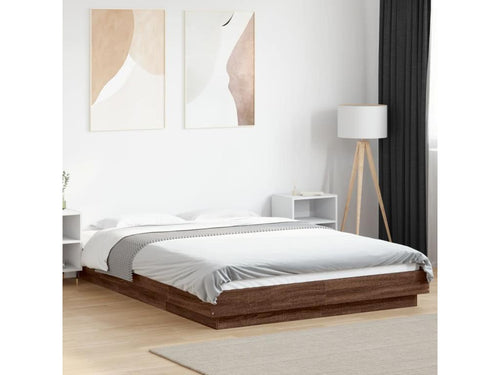 Bed frame with LED lighting, mattress not included, 120x190cm