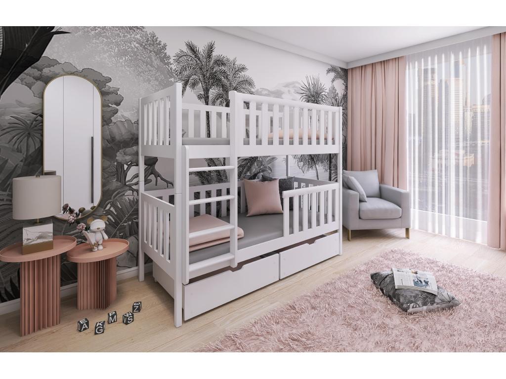 Meublita BB001 Bunk Beds 80x160 cm White