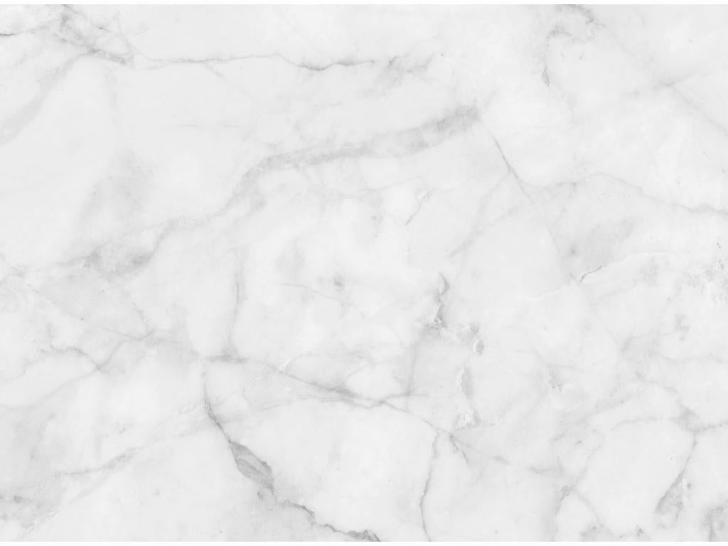 Round Tulip Marble Table - White Marble Top - Diameter 80 cm - Glossy White Base