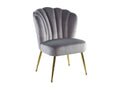Green Velvet Designer Chair 87cm Grey