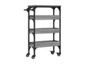 Vertchez kitchen trolley, grey, 53x20x76 cm, engineered wood