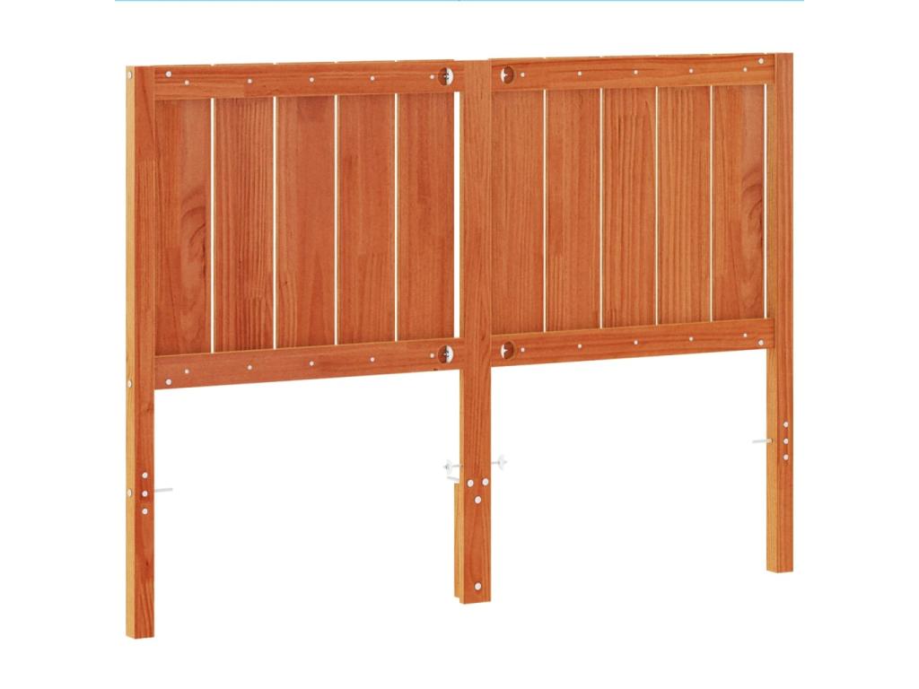 Brown headboard 135cm solid pine wood