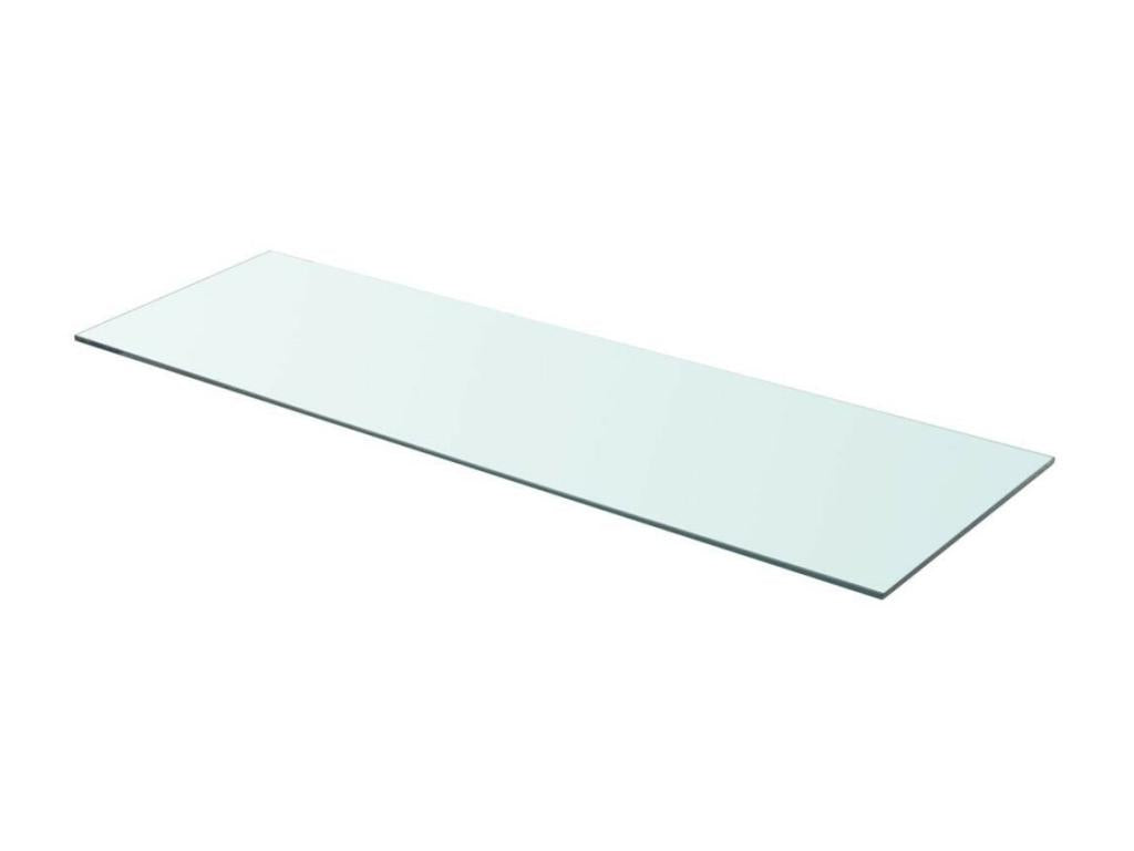 Clear glass shelf panel 90x30