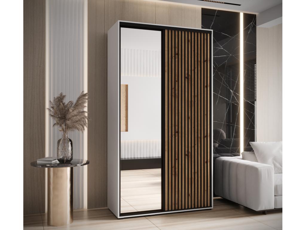 Meublita 2 Sliding Door Wardrobe 205.2/130/45 2 Doors White/Meublita