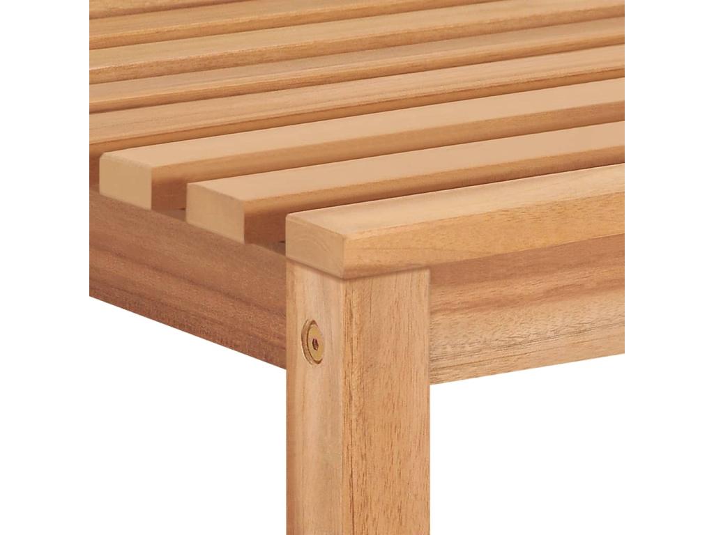 6-piece garden chair set with cushions, solid teak wood