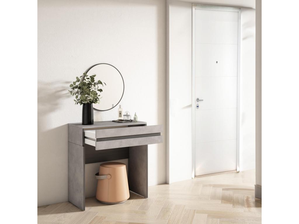Dressing table 70x35x75 cm with drawer, bedroom, cement