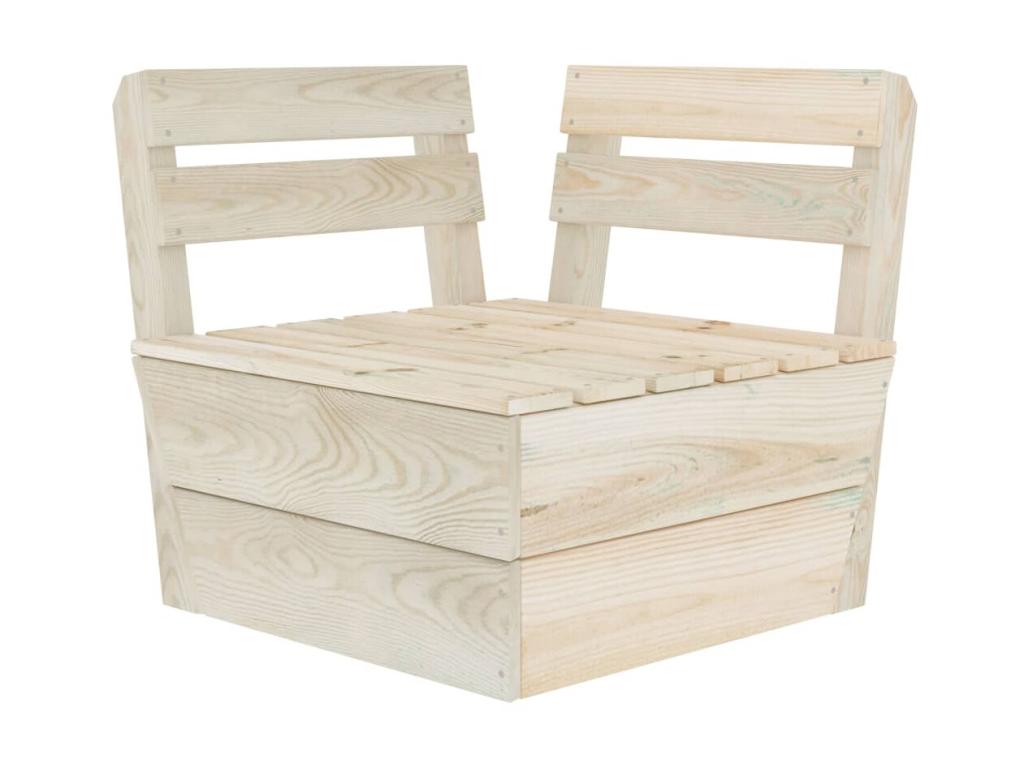 5-piece pallet garden furniture set, impregnated spruce wood