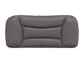 Grey faux leather headboard cushion, 90 cm