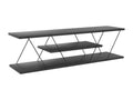 TV stand with 1 shelf - Anthracite - Vertchez