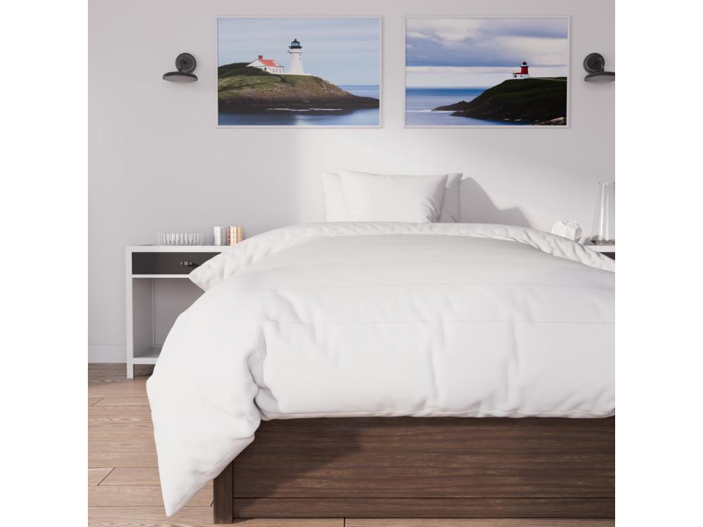 White duvet 140x200 cm DOUCEUR by Soleil d'Ocre