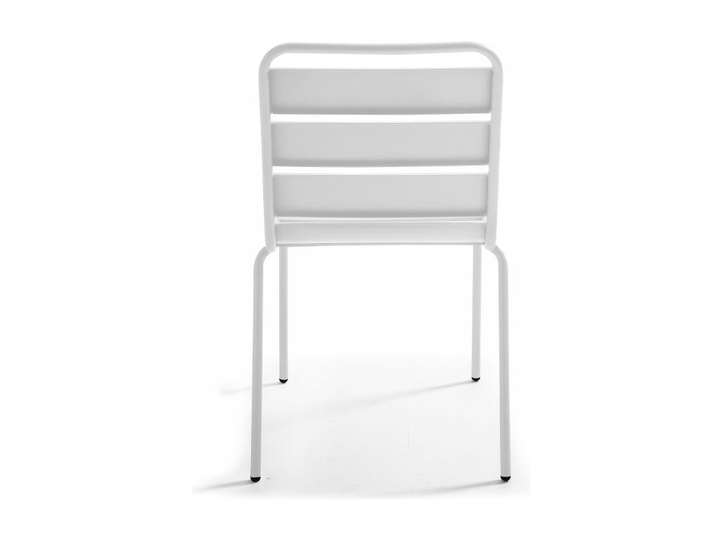 White metal chair - Vertchez