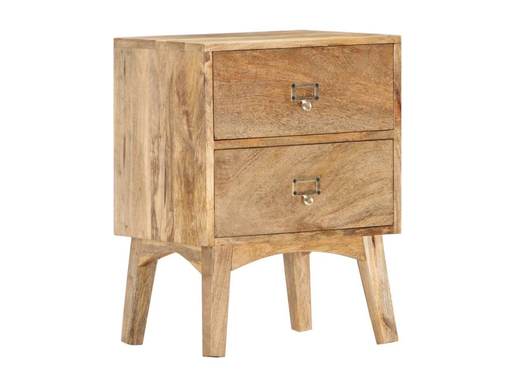 Bedside table 40x35x55 cm Solid mango wood