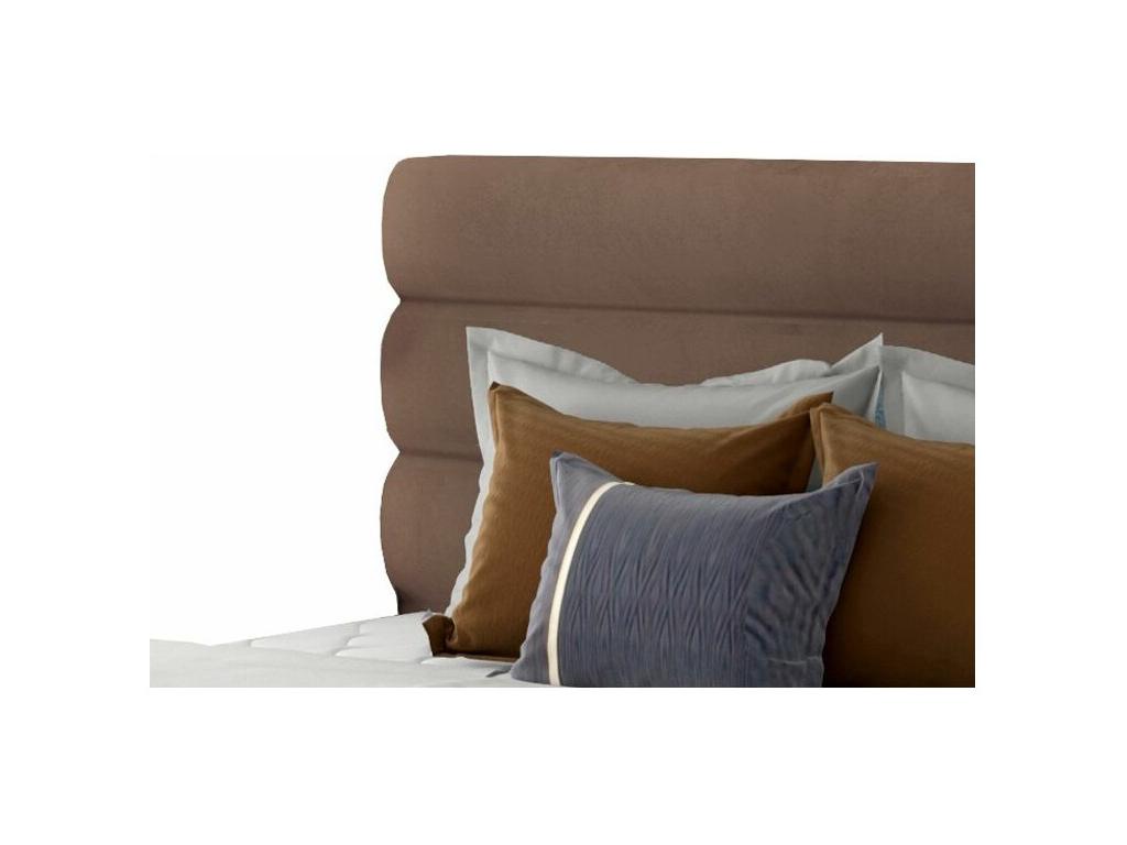 Vertchez light brown velvet designer bed with storage - 4 sizes - 160x200