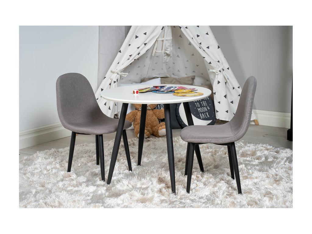 Vertchez grey children's dining chair.