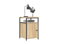 2-piece bedside tables, oak finish, Vertchez, 40x42x60cm, engineered wood