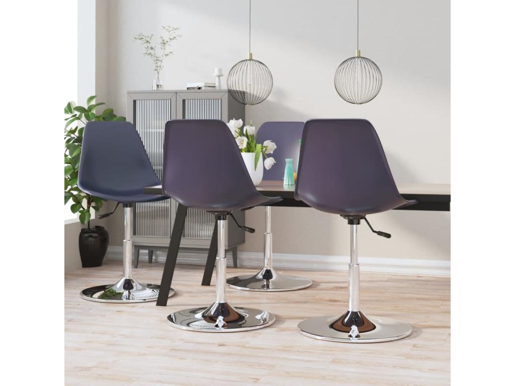 Vertchez PP 2 4-Piece Swivel Dining Chairs