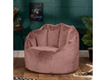 Pink velvet pouf/armchair - SIRENA