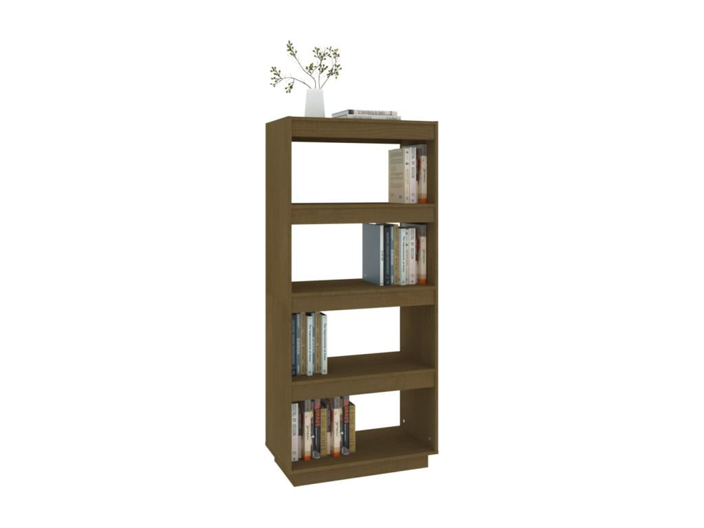 Bookshelf/Room Divider Honey Brown 60x35x135 cm Pine