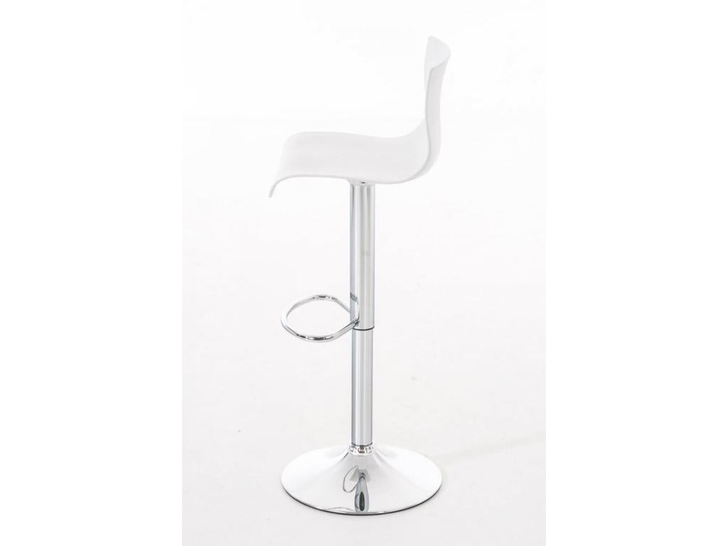 Bar stool - Plastic - White - Vertchez
