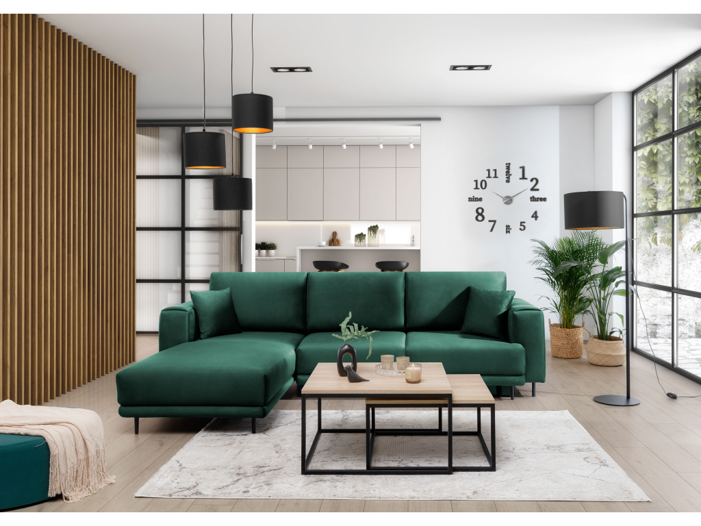 Meublita Sofa L/Fabric-Green