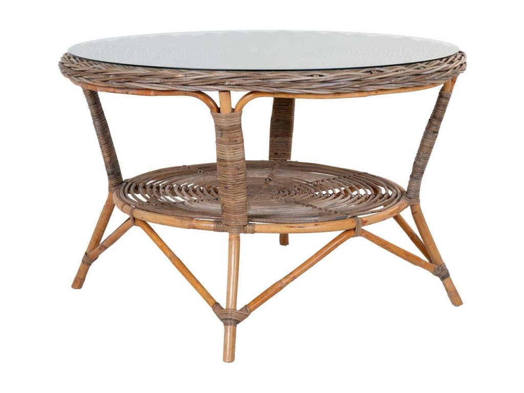 Vertchez garden table 120cm glass Vertchez grey.