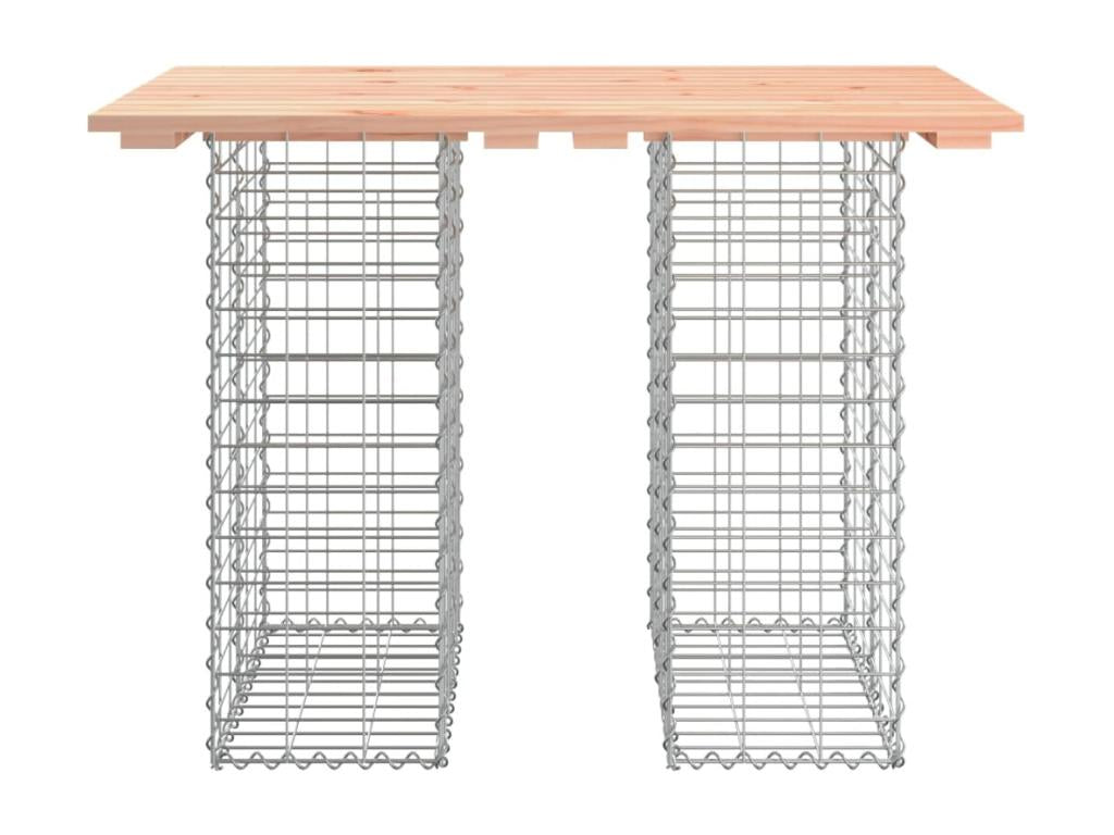 Vertchez Gabion Design Garden Bench 100x70x72 Solid Wood