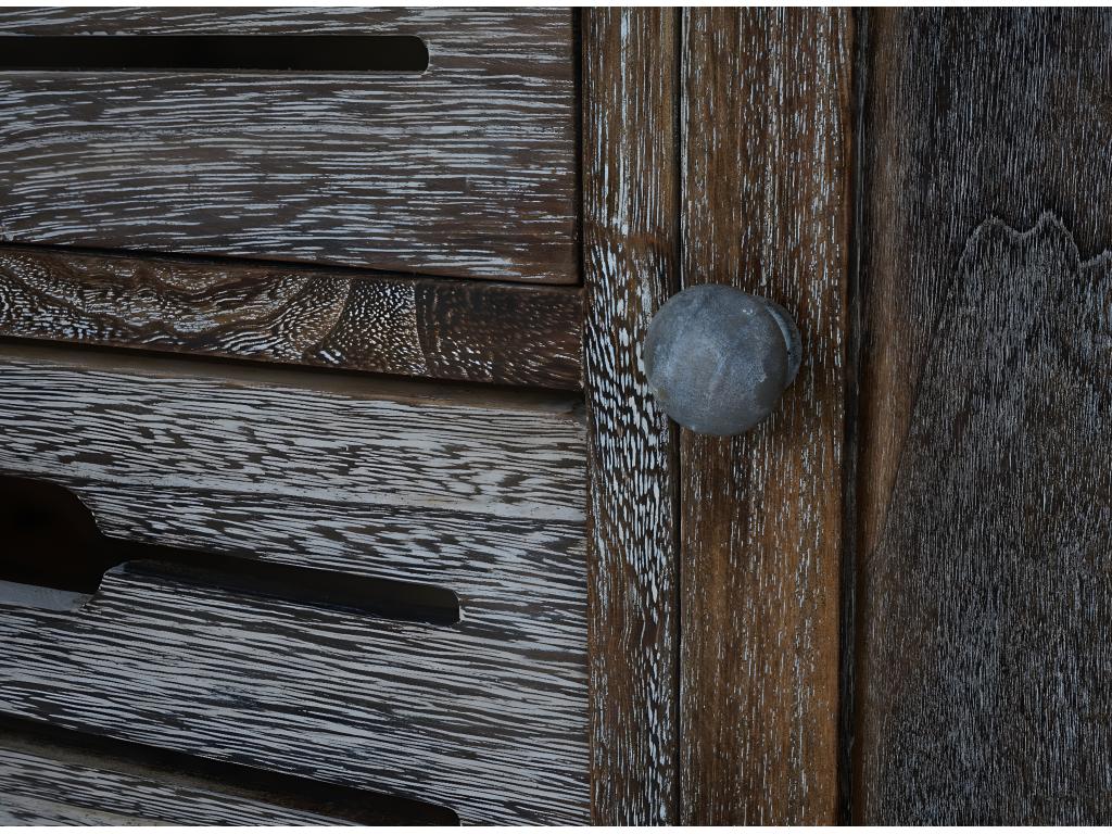 Meublita bench-J22 vintage Meublita style chest of drawers 49x71x32cm – brown