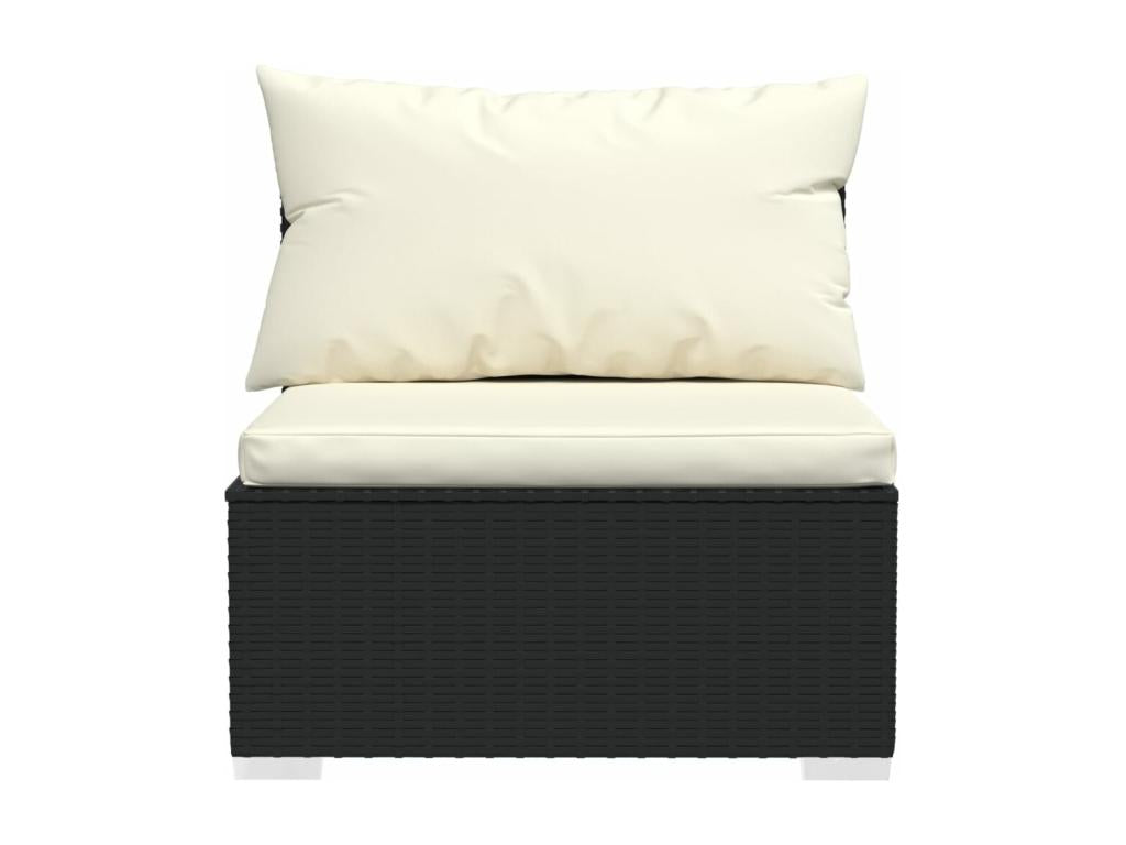 Garden furniture set, black resin, 70x70x60.5 cm, 02 0016938