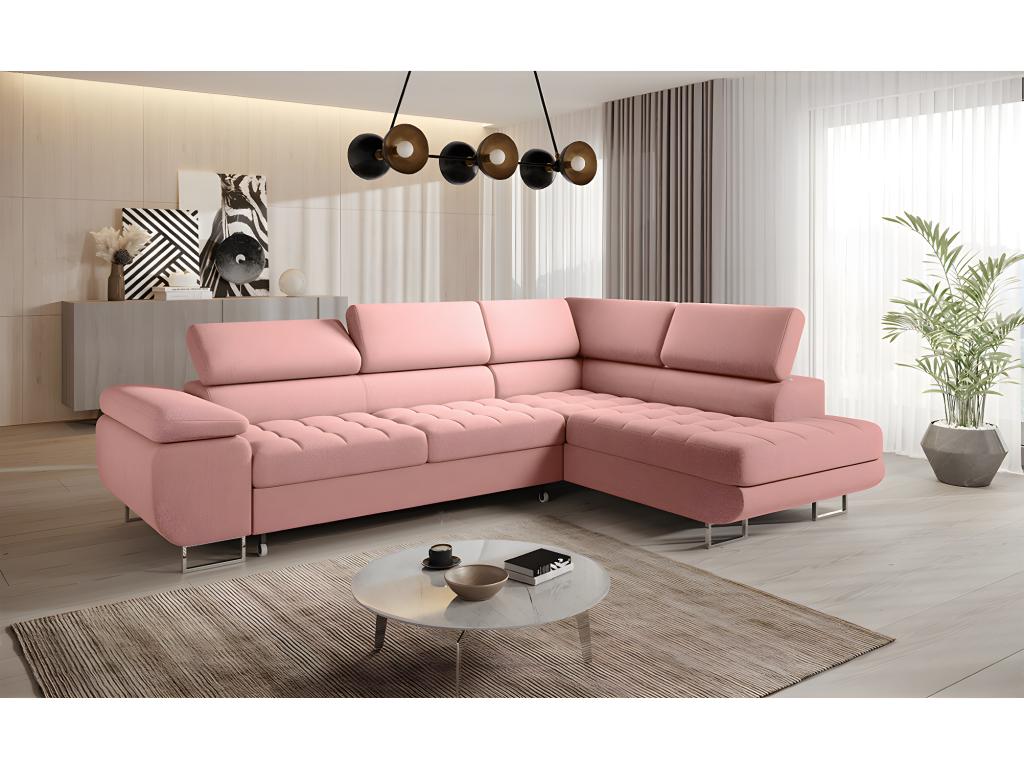 Right-facing 4-seater corner sofa bed from Vertchez Rose