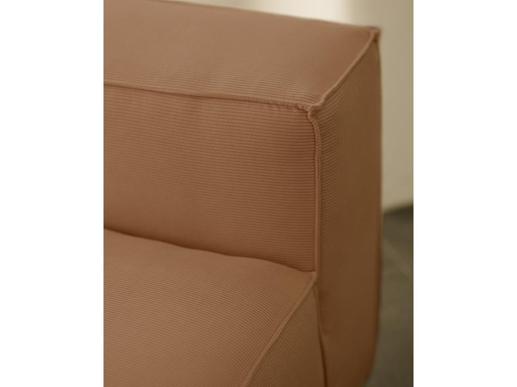 Corduroy armchair, green color, 110x90cm