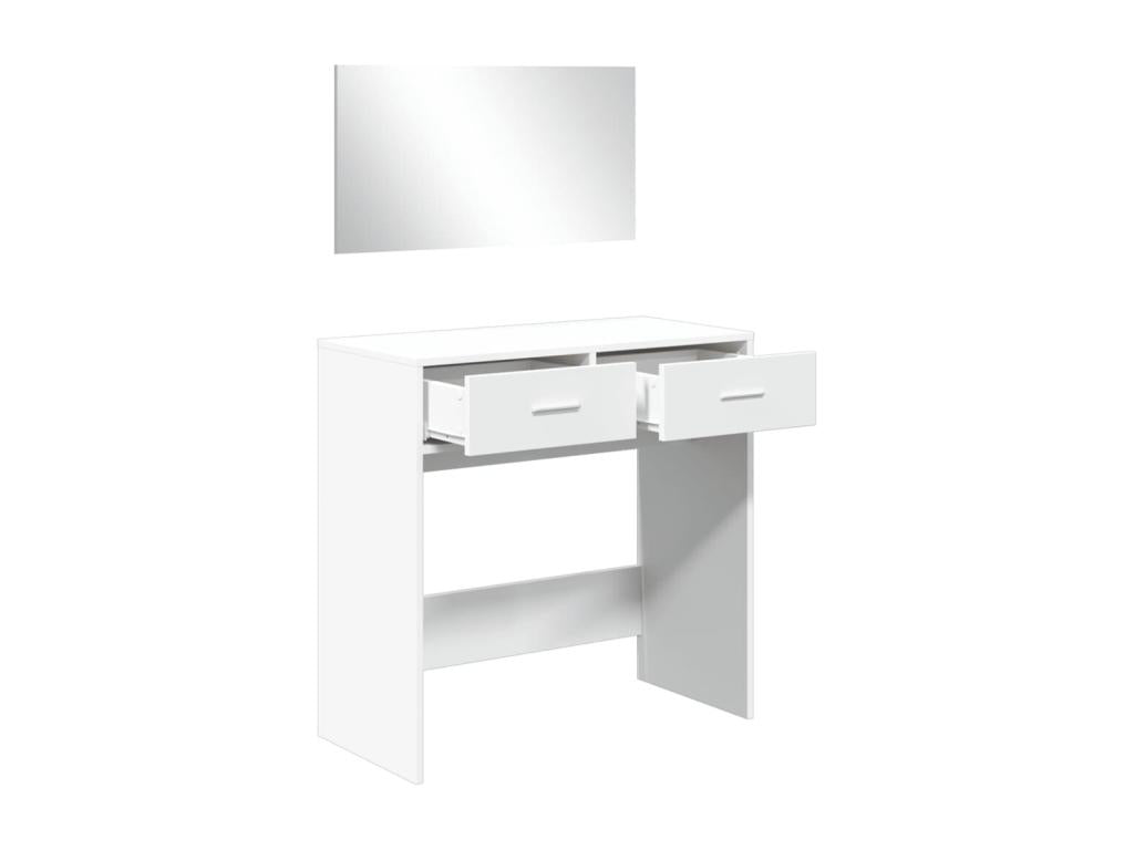 Dressing table with white mirror 80x39x80 cm