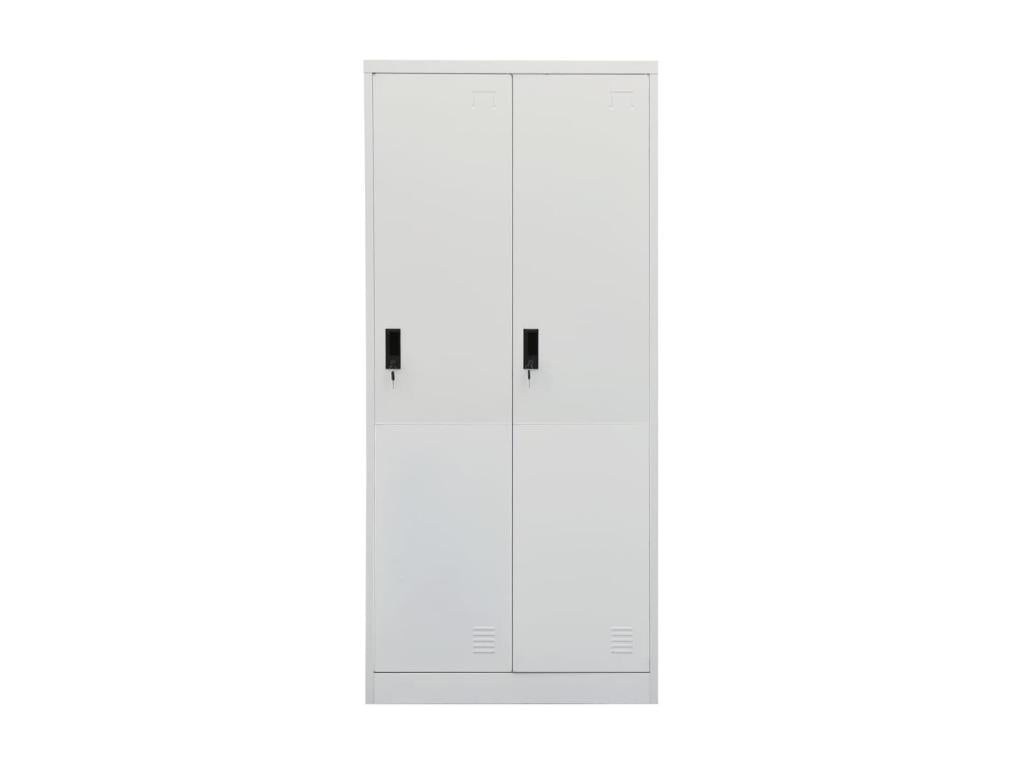 Light Grey Wardrobe 80x50x180 Steel