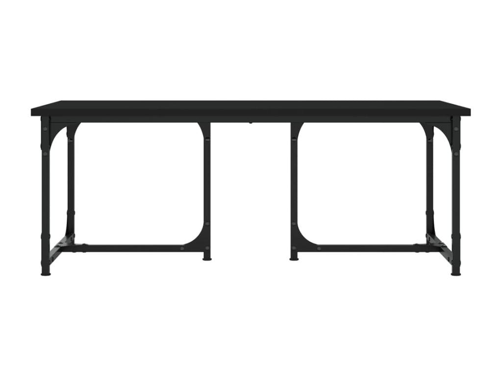 Coffee table, black, 90x50x35 cm, engineered wood