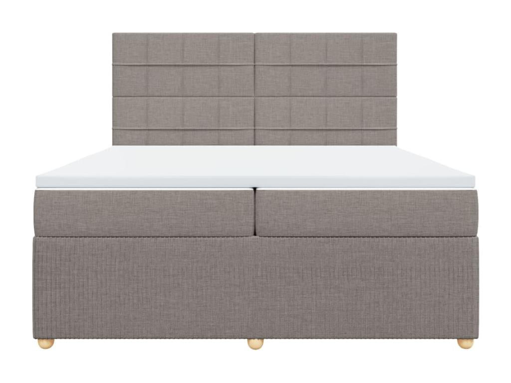 Meublita bed base with Meublita 200x200 cm mattress, fabric