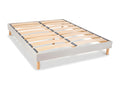 Vertchez BEDDING - Vertchez wooden bed base 180x200 cm - Light Grey - Delivered in Vertchez