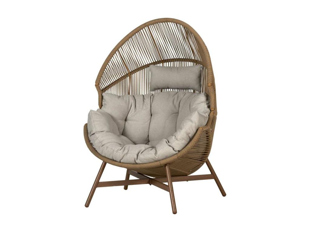 Vertchez natural chaise longue.