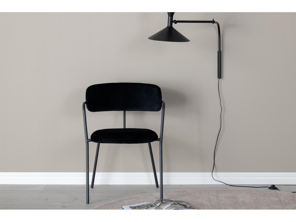 Vertchez DRC 1NOS Chair 58x61x79 Black