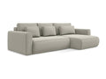 3-seater right-hand corner sofa bed in velvet - Vertchez