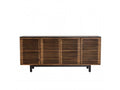 Vertchez - Mango wood sideboard with 4 openwork doors
