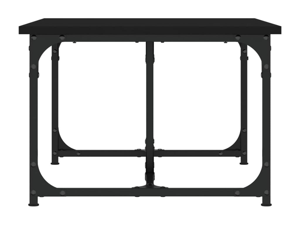 Coffee table, black, 90x50x35 cm, engineered wood