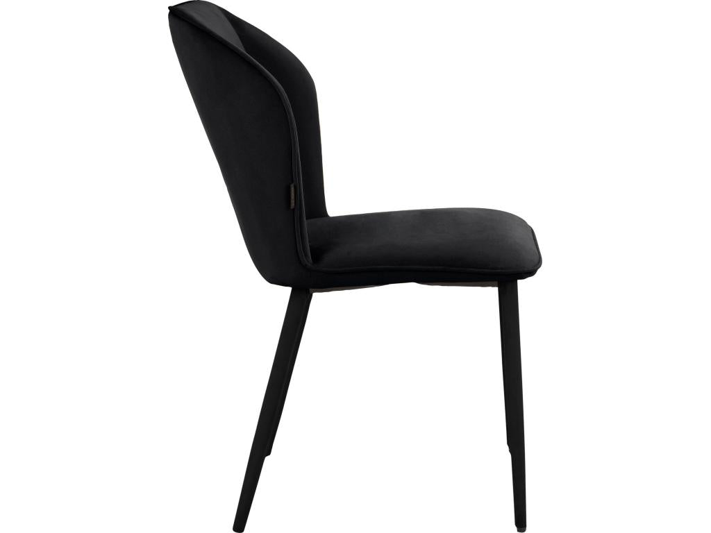 Dining Chairs 2 Pack Black