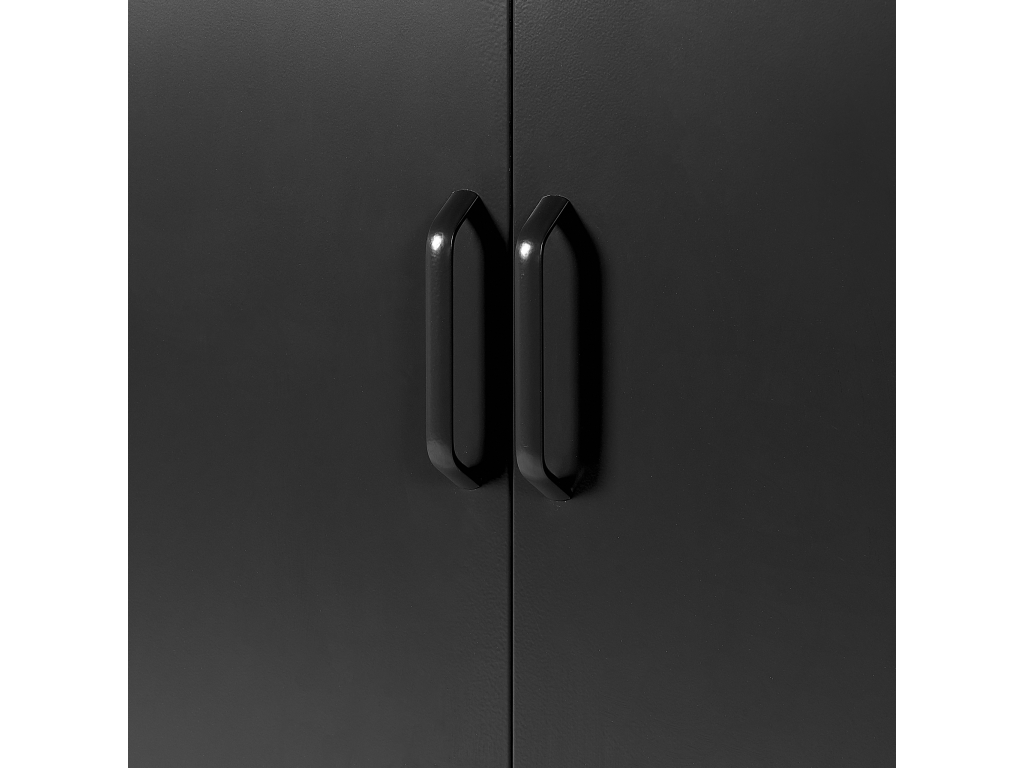 Meublita Black Metal Storage Unit