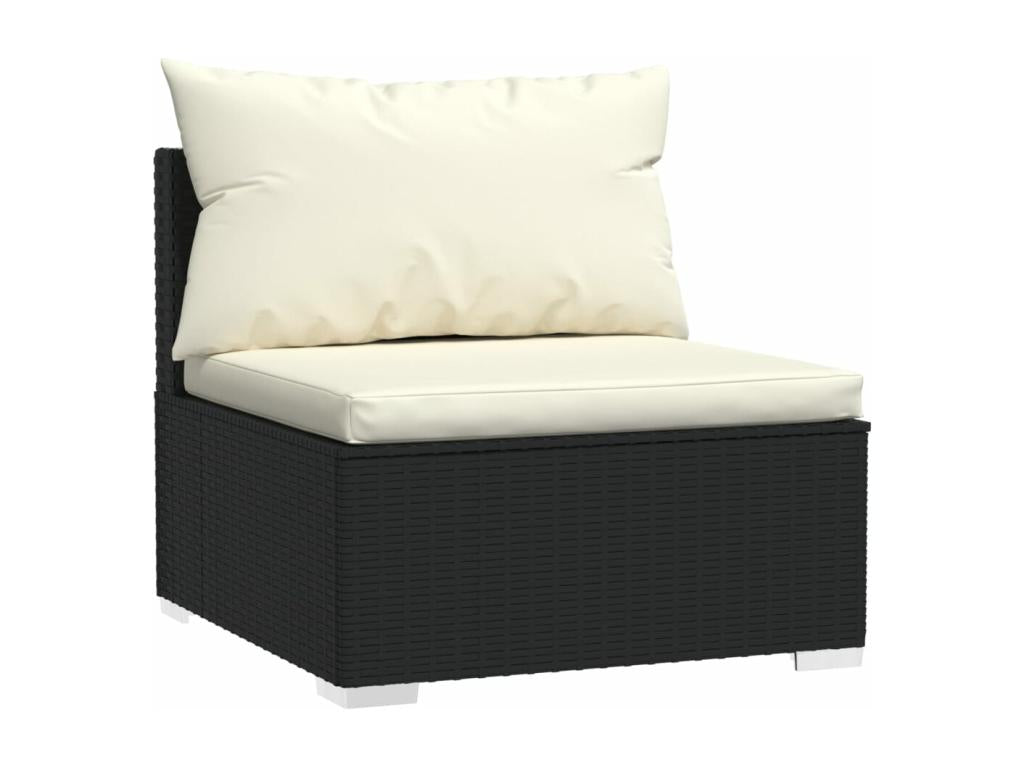 Garden furniture set, black resin, 70x70x60.5 cm, 02 0016938