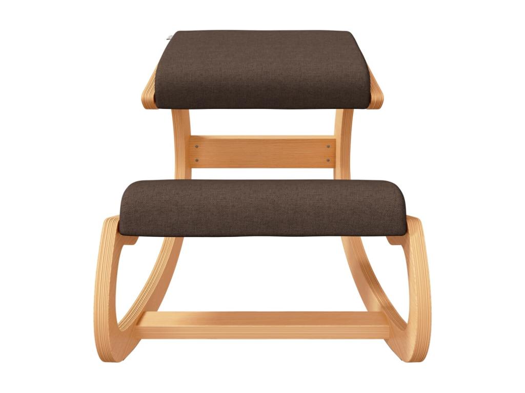 Brown kneeling chair, 55x84x55 cm, birch plywood