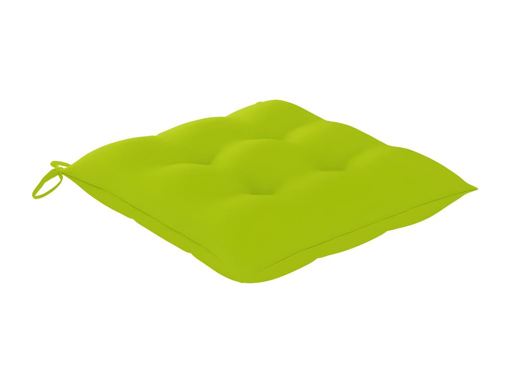 4-piece outdoor dining chairs with cushions, solid wood, Vertchez